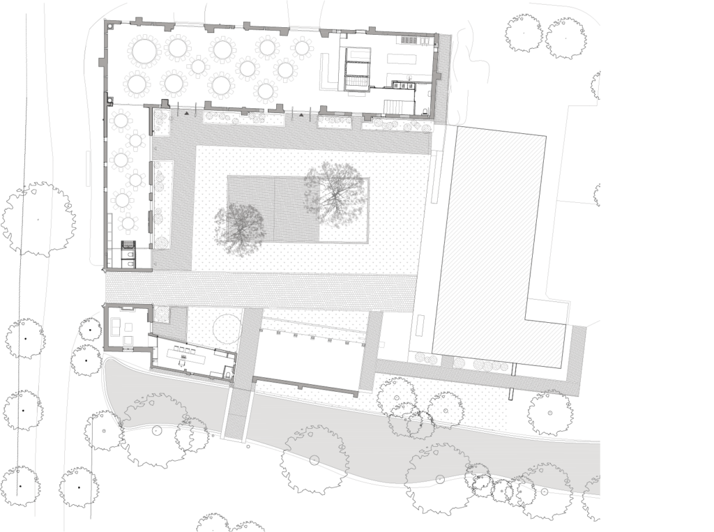 Plattegrond Hoeve De Blauwpoorte Kortrijk